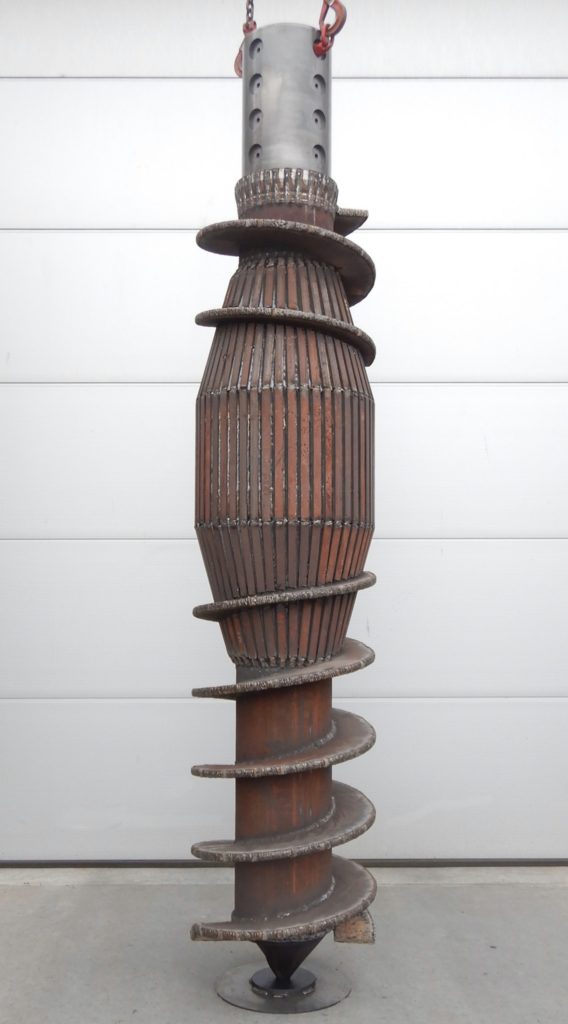 Tarière traditionnelle à refoulement du sol avec pointe de forage Profound PRO300