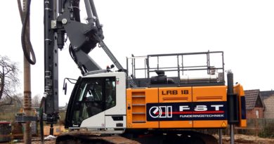 Liebherr LRB18 van FST met Olivier boortools