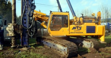 MTS System Hitachi EX3000 met Olivier boortools