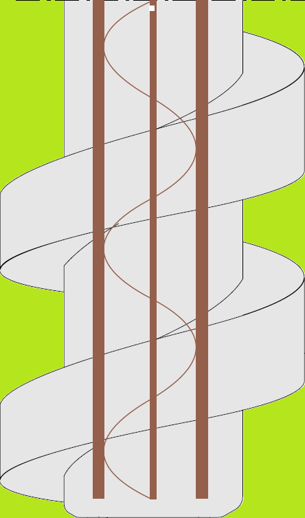 Green: concrete volume saved